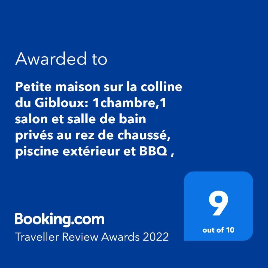 Petite maison sur la colline du Gibloux: 1chambre,1 salon et salle de bain privés au rez de chaussé, piscine extérieur et BBQ , Le Châtelard-Montreux Esterno foto